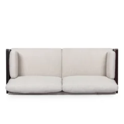Sofia Mid-Century Modern Upholstered 3 Seater Sofa - Christopher Knight Home -Christopher Knight Home GUEST 014dd579 bc6f 4960 9300 24b37938c5b5