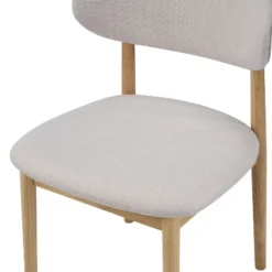 Christopher Knight Home Bulwarth Mid-Century Modern Rubberwood Upholstered Dining Chair With Curved Back (Set Of 2) -Christopher Knight Home GUEST 064183bc 7e15 493e 8180 2e802ce134bb
