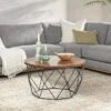 Christopher Knight Home Classic Cadak Wood And Metal Round Coffee Table, Brown/Black -Christopher Knight Home GUEST 08e75fa6 ca8e 42bf be8e ccffe604c792