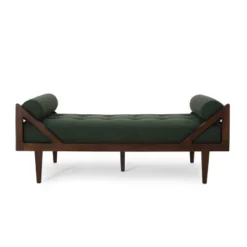 Rayle Contemporary Tufted Chaise Lounge With Rolled Accent Pillows - Christopher Knight Home -Christopher Knight Home GUEST 0c23ab72 3943 4dc1 9b46 04935a69bf9c