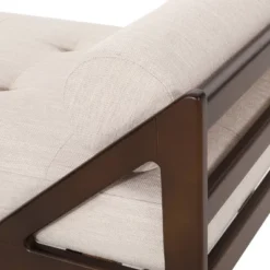 Rayle Contemporary Tufted Chaise Lounge With Rolled Accent Pillows - Christopher Knight Home -Christopher Knight Home GUEST 0db798ea 5a22 43d4 96ed 5e319d781ab8