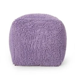 Moloney Modern Microfiber Chenille Cube Pouf - Christopher Knight Home -Christopher Knight Home GUEST 0e6dccab 176c 48d8 94b6 5758a2187e44