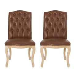 2pk Shylo Contemporary Faux Leather Dining Chairs - Christopher Knight Home -Christopher Knight Home GUEST 0ed01742 26bd 45d8 be13 bc2831b86cdc