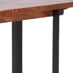 Pisgah Handcrafted Modern Industrial Mango Wood Dining Bench Country Brown/Black - Christopher Knight Home -Christopher Knight Home GUEST 0fcc4326 66aa 448e aca8 eea133249f40