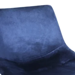 Cedric Modern Glam Velvet Counter Height Barstool Blue/Gold - Christopher Knight Home -Christopher Knight Home GUEST 116b7cf3 8161 4404 8f46 7ad40e13b414