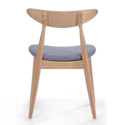 Set Of 2 Barron Dining Chair Gray - Christopher Knight Home 4 Set Of 2 Barron Dining Chair Gray - Christopher Knight Home - Image 2