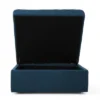 Christopher Knight Home Chatsworth Storage Ottoman - Navy: Elegant Tufted Design, Soft Polyester Upholstery, Mobile Casters -Christopher Knight Home GUEST 14c1093a c010 411b 9a00 6ac86d576d95