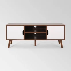 Peermont Mid-Century Modern TV Stand For TVs Up To 53" - Christopher Knight Home -Christopher Knight Home GUEST 1b807418 3f24 48c5 991c 59d619416698