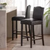 Set Of 2 Darren Contemporary Upholstered Barstools With Nailhead Trim - Christopher Knight Home -Christopher Knight Home GUEST 1ed6330b 2025 4dea 8d8e 92039dc5d173
