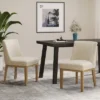 Christopher Knight Home Camas Contemporary Upholstered Wood Dining Chairs (Set Of 2) -Christopher Knight Home GUEST 1ed9d508 79d0 4997 ae69 ae21a9969284