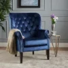 Tomlin New Velvet Club Chair - Christopher Knight Home -Christopher Knight Home GUEST 1fb296cb 5d44 475f 9d4f 4080bbb4cd8c