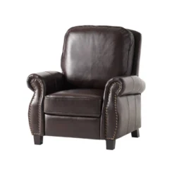 Torreon Faux Leather Recliner Club Chair Dark Brown - Christopher Knight Home -Christopher Knight Home GUEST 2106cd6e e1ee 4f9e 8291 866c0a25c784