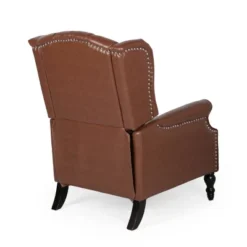 Walter Contemporary Tufted Recliner Cognac Brown/Dark Brown - Christopher Knight Home -Christopher Knight Home GUEST 22e12c93 d7c3 45b3 851a 6ff6d70cdf14