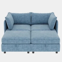 Christopher Knight Home Penny Versatile 68" Modular Storage Loveseat With Two Ottomans -Christopher Knight Home GUEST 25914534 0a5d 4c76 aa15 330c8e95e2b0