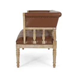 Loyning Traditional Upholstered Tufted Loveseat - Christopher Knight Home -Christopher Knight Home GUEST 273f0d4e 3afc 416d b33f 4d4443a34603