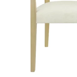 Christopher Knight Home Hana Rubberwood Upholstered Dining Arm Chairs With Cane Webbing(Set Of 2) -Christopher Knight Home GUEST 2846ceeb 04d8 4810 9b5a 7cdf417e3c63