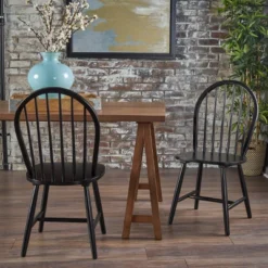 Set Of 2 Declan Farmhouse High Back Dining Chair - Christopher Knight Home