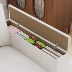 Christopher Knight Home Kreth 137" Modern 4-Seater Chenille Upholstered U-Shaped Sectional Sofa With Armrest Storage -Christopher Knight Home GUEST 2a9faede cc01 4987 bdcb fe713c448f6b