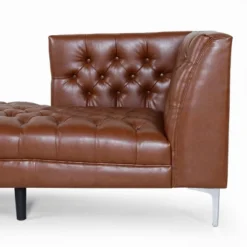 Tignall Contemporary Tufted One Armed Chaise Lounge - Christopher Knight Home -Christopher Knight Home GUEST 2aa93d98 bd1d 4b7f a1ab 3e9c3a2c6346