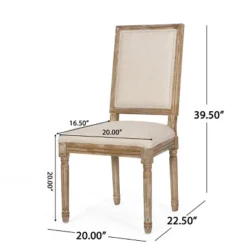 2pk Regina French Country Wood Upholstered Dining Chairs - Christopher Knight Home 25 2pk Regina French Country Wood Upholstered Dining Chairs - Christopher Knight Home -Christopher Knight Home GUEST 2bc6d105 7682 4df2 b7aa 08062187d41b
