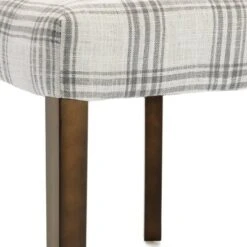 2pk Harman Contemporary Upholstered Plaid Dining Chairs Gray/Light Beige/Brown - Christopher Knight Home -Christopher Knight Home GUEST 35141c91 87c1 4e53 bd90 569788f6235a