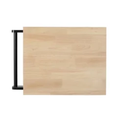 Maynard Contemporary Glass Paneled Kitchen Cart Natural/Black - Christopher Knight Home -Christopher Knight Home GUEST 392ef934 7c2f 4148 b59a 2d4626949c72