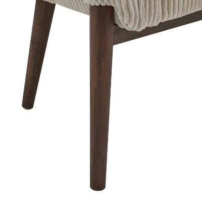 Christopher Knight Home Cheney Contemporary Channel Stitch Upholstered Loveseat With Curved Back 10 Christopher Knight Home Cheney Contemporary Channel Stitch Upholstered Loveseat With Curved Back - Image 8