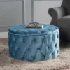 Zelfa New Velvet Ottoman - Christopher Knight Home -Christopher Knight Home GUEST 403caaf9 137a 4e35 8c84 2e885d34de3e