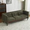78"W Sofa Couch, Modern Upholstered 3-seater Sofa Chair With Tufted Design For Living Room -Christopher Knight Home -Christopher Knight Home GUEST 40c48caf fa0c 4a34 8160 3127ee6b9780