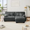 Christopher Knight Home Nelson Chenille 94" Sectional Sofa With Upholstered Wide Arm Sofa And Convertible Ottoman -Christopher Knight Home GUEST 43af75ba 61d3 461c b973 0a5dd15a9bea