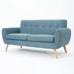 Josephine Mid-Century Modern Petite Sofa - Christopher Knight Home -Christopher Knight Home GUEST 4474ff6c 03e9 4269 b2d6 b8f8c6129a5b
