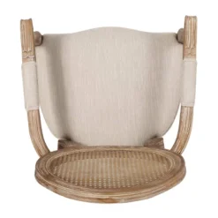 Set Of 4 Judith French Country Wood And Cane Upholstered Dining Chairs - Christopher Knight Home -Christopher Knight Home GUEST 450178e6 fd98 4232 9b01 30d643745522