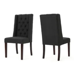 Set Of 2 Blythe Tufted Dining Chairs - Christopher Knight Home -Christopher Knight Home GUEST 49724094 171d 4261 a024 307d65e95840