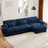 Christopher Knight Home Clare Modular Oversized Button Tufted Velvet Sectional Sofa With Movable Ottomans -Christopher Knight Home GUEST 558f02d5 c505 4a3c 93f5 0236933eee62