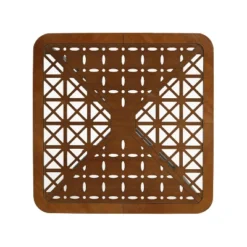 Christopher Knight Home Tierney Industrial Tempered Glass And Metal Square Coffee Table With Geometric Pattern -Christopher Knight Home GUEST 59fe7143 3933 437f b4c7 264342e81554