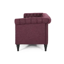 Barneyville Traditional Chesterfield Sofa Wine - Christopher Knight Home -Christopher Knight Home GUEST 61659438 c9ee 475e 8567 476197fef1d8