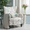 Arabella Club Chair White/Blue - Christopher Knight Home -Christopher Knight Home GUEST 6a71bd12 39a2 4db2 8742 7c9f6cd352a5
