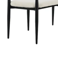 Christopher Knight Home Ingrid Modern Iron Frame Upholstered 55" Loveseat With Open Curved Back -Christopher Knight Home GUEST 6c0fffc0 0a47 4607 8215 d3a30c10d125