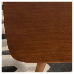 Jazzman High Coffee Table - Walnut - Christopher Knight Home: Rubberwood & MDF, 4-Leg Base, 22.05" Height -Christopher Knight Home GUEST 7256c842 6c1b 45ac 9523 3508e888d344