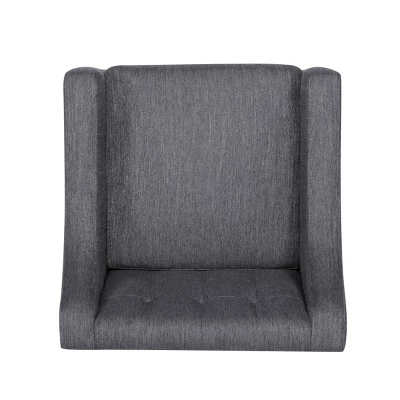 Deanna Contemporary Fabric Tufted Accent Chair - Christopher Knight Home 6 Deanna Contemporary Fabric Tufted Accent Chair - Christopher Knight Home - Image 4