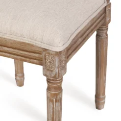 Set Of 4 Regina French Country Wood And Cane Upholstered Dining Chairs - Christopher Knight Home -Christopher Knight Home GUEST 7fe55024 ca83 433d a10f 8f7d47d69581