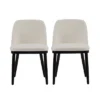 Christopher Knight Home Horizon Mid-Century Modern Upholstered Dining Chairs With Curved Backrest (Set Of 2) -Christopher Knight Home GUEST 865aafe9 43df 4126 9492 eeab10a51abd