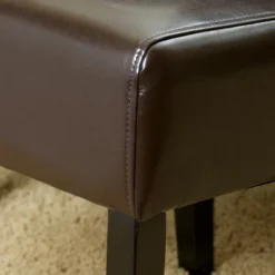 Taylor Bonded Leather Dining Chair Set 2ct - Christopher Knight Home -Christopher Knight Home GUEST 86f8da8d caf0 42e2 931d 95267ce83d62