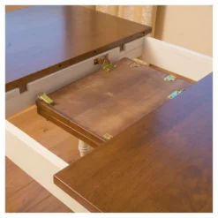 Clearwater Drop Leaf Dining Table Dark Oak/White - Christopher Knight Home -Christopher Knight Home GUEST 88760bc1 aaa0 4269 a7ef 433631b1dcc8