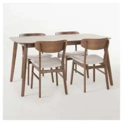 5pc Lucious 60" Dining Set - Christopher Knight Home -Christopher Knight Home GUEST 88862178 eef5 4a7d a42a 20a0a02714b0