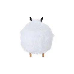 Levi Furry Yak Ottoman - Christopher Knight Home -Christopher Knight Home GUEST 8dde9e87 9070 454a a0bf 68edeab3f024
