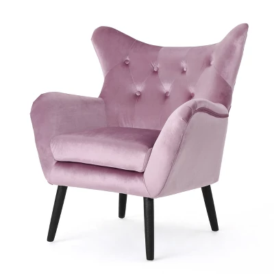 Alyssa New Velvet Armchair - Christopher Knight Home 11 Alyssa New Velvet Armchair - Christopher Knight Home - Image 9