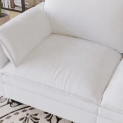 Christopher Knight Home 141.5'' Fabric U-Shaped Sectional Sofa With Ottoman And Pockets -Christopher Knight Home GUEST 902e8525 343f 4166 842a 251e958fde7d