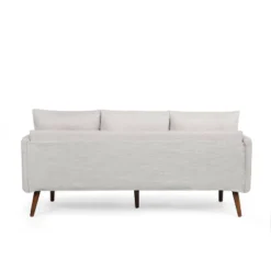 Feichko Contemporary Fabric Pillow Back 3 Seater Sofa - Christopher Knight Home -Christopher Knight Home GUEST 906b4b63 78d4 4a03 974d 46b380ed8c8b
