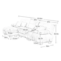 Christopher Knight Home Bertram Modern Chenille Sofa With Bolstered Armrests And Pillows -Christopher Knight Home GUEST 9079ce97 cc4e 4af8 a126 8db5dc271da4